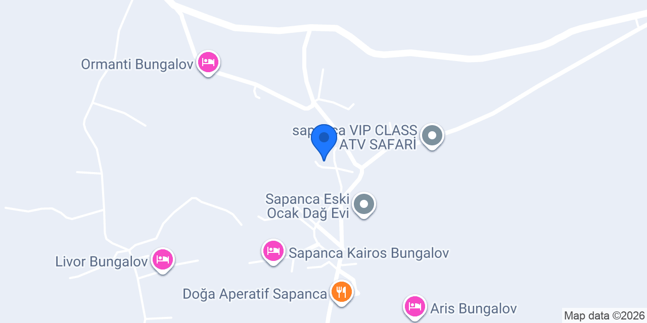 Serenity Dome Glamping Sapanca konumu