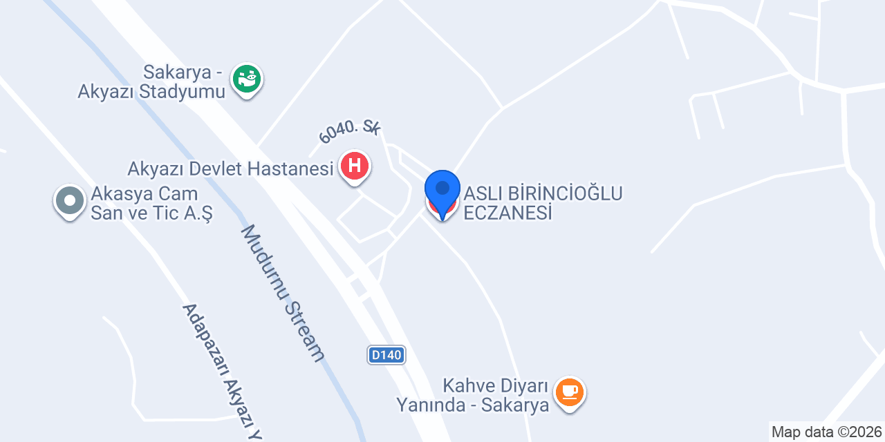 ASLI BİRİNCİOĞLU ECZANESİ konumu