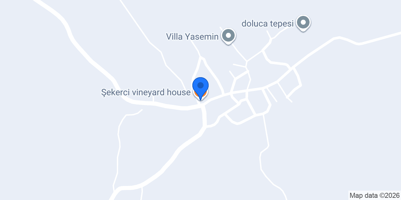 Şekerci vineyard house konumu