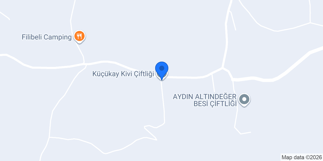 Küçükay Kivi Çiftliği konumu