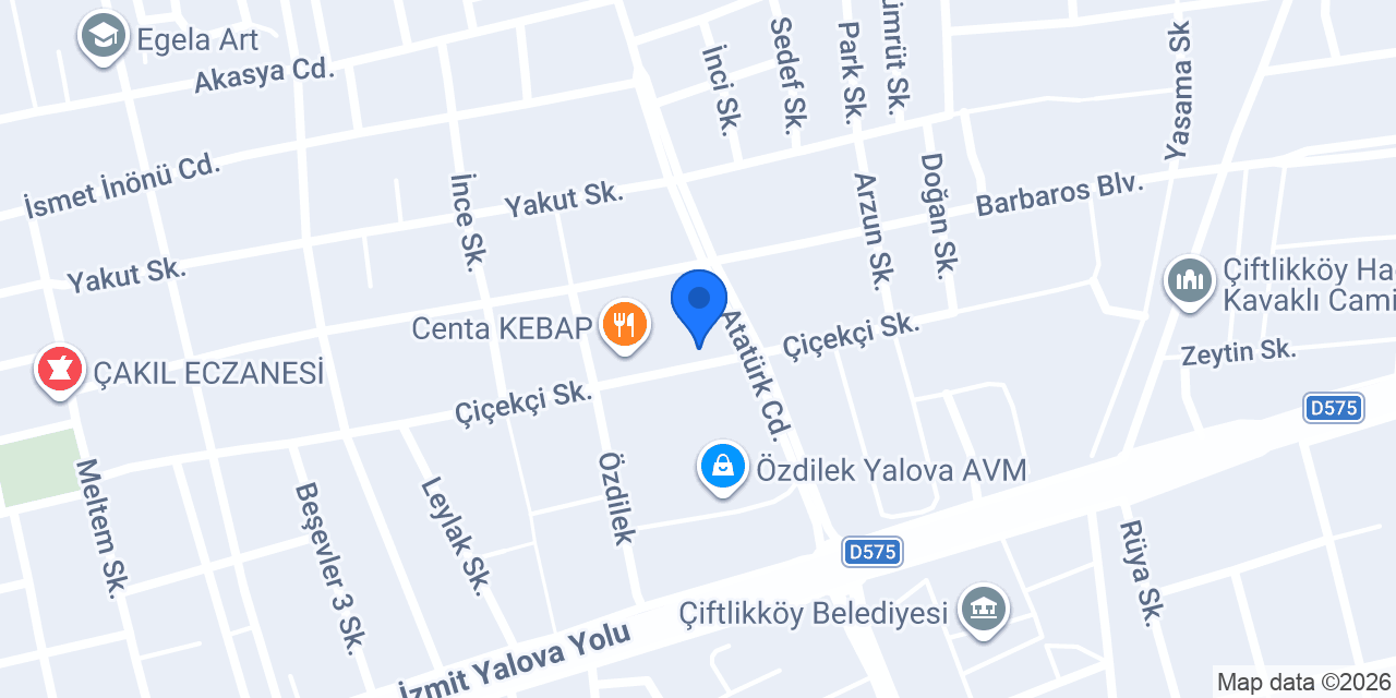 Ayya Güzellik Merkezi konumu