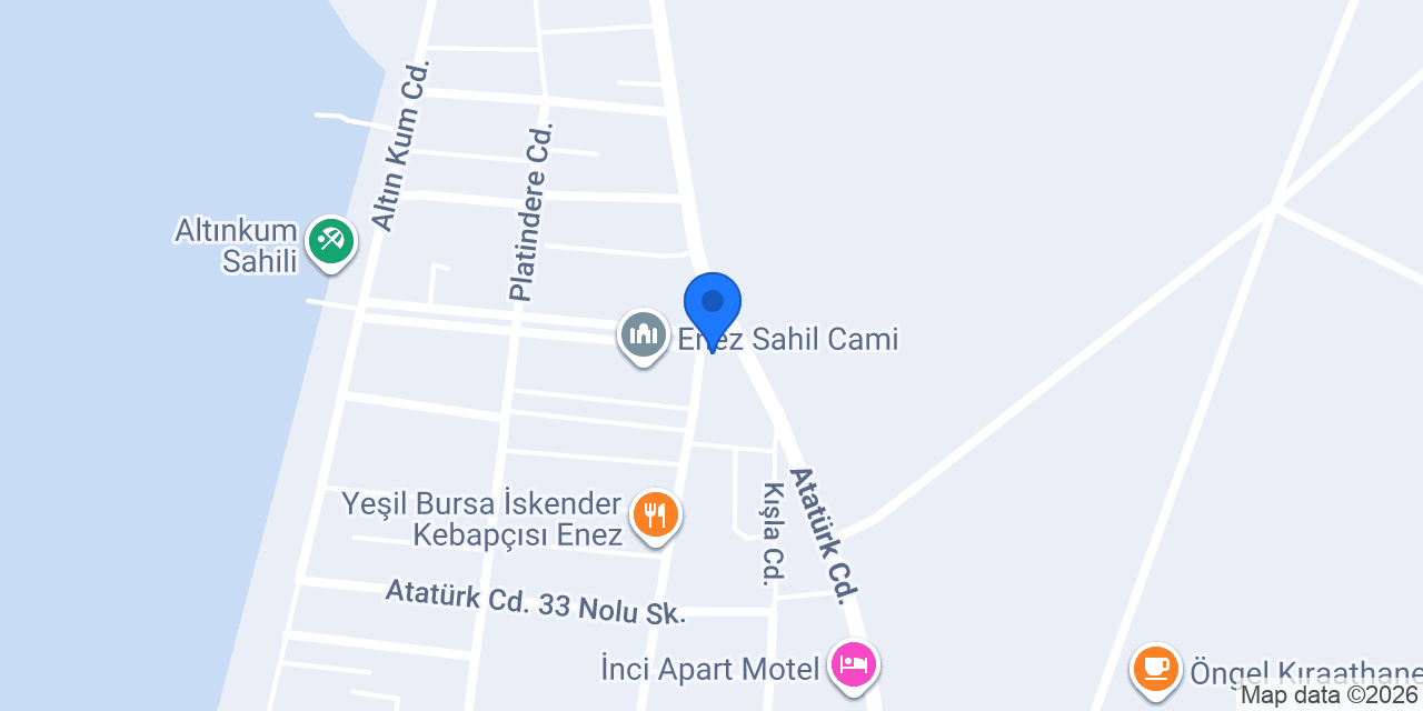Enez meydan taksi sahil konumu