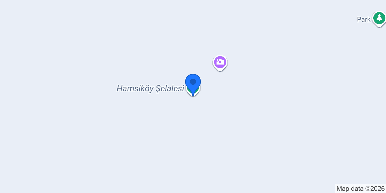 Hamsiköy Şelalesi konumu