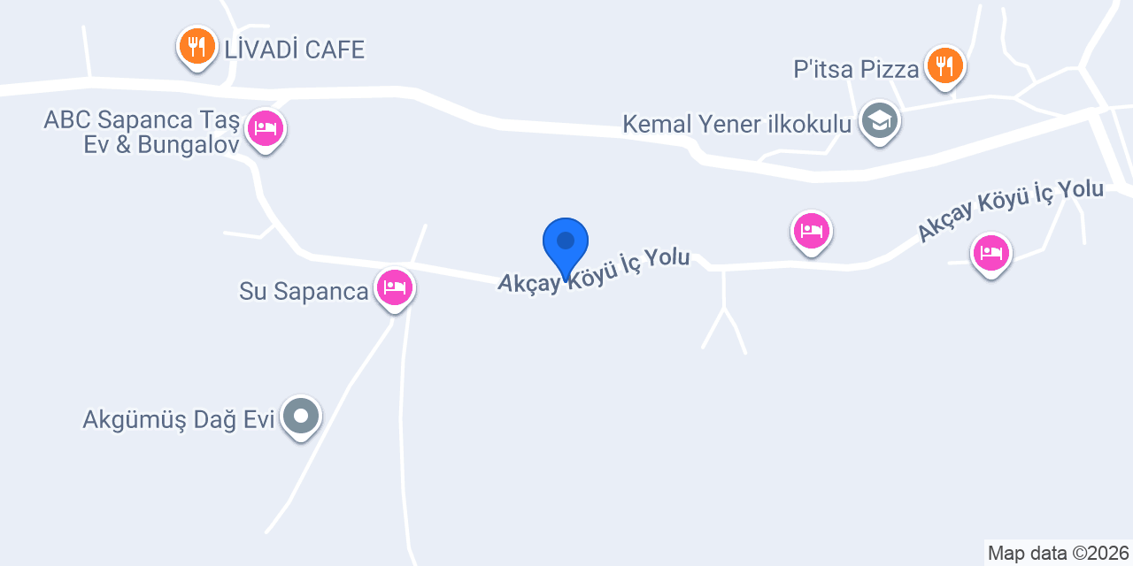 Sopelşi sapanca bungalov konumu