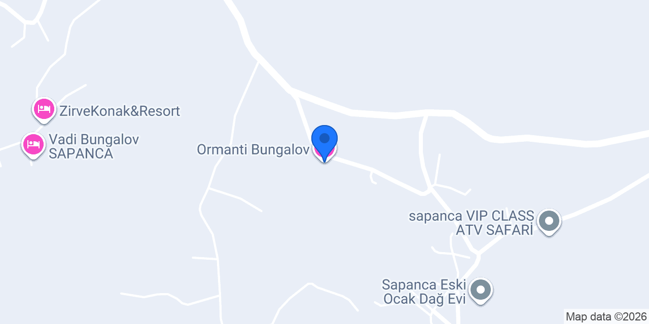 Ormanti Bungalov konumu