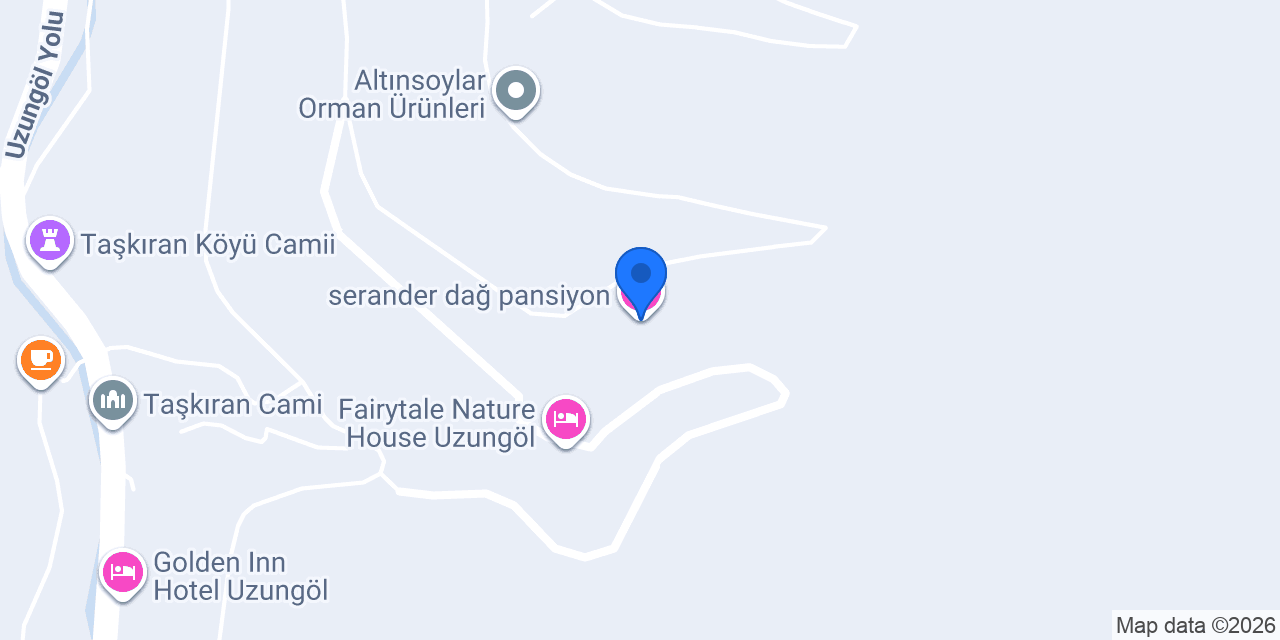serander dağ pansiyon konumu