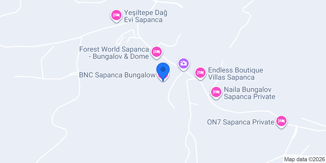 BNC Sapanca Bungalow konumu