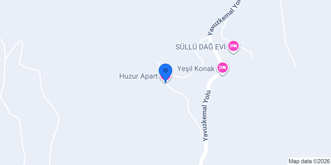Huzur Apart konumu