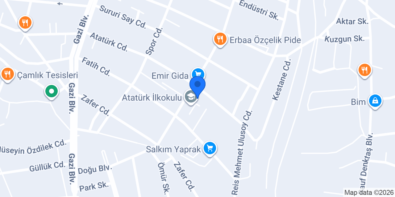Erbaa Rehberlik ve Araştırma Merkezi konumu