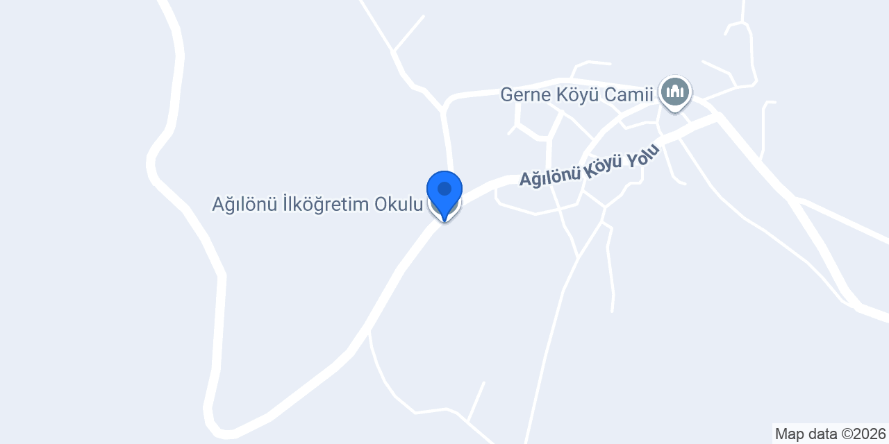 Ağılönü İlköğretim Okulu konumu