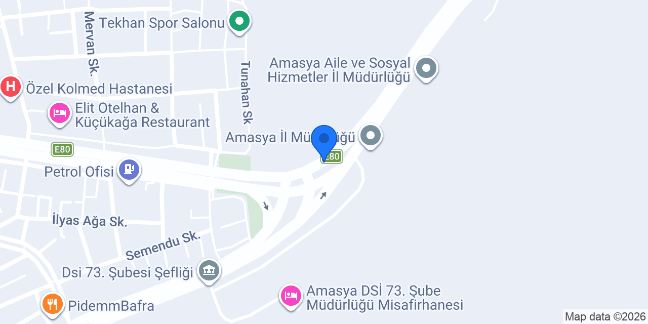 Amasya Barosu konumu