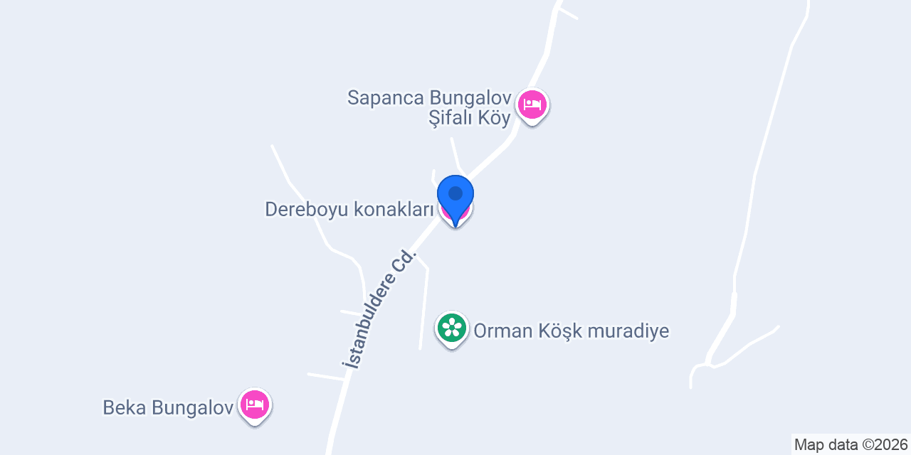 Dereboyu konakları konumu