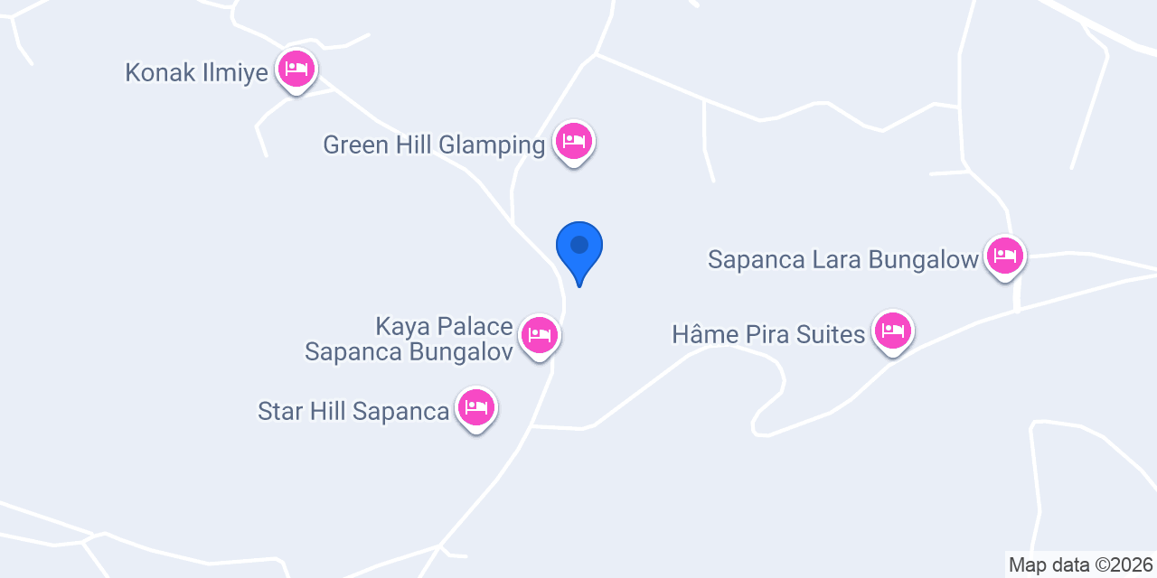Sapanca Manzaras Bungalov konumu