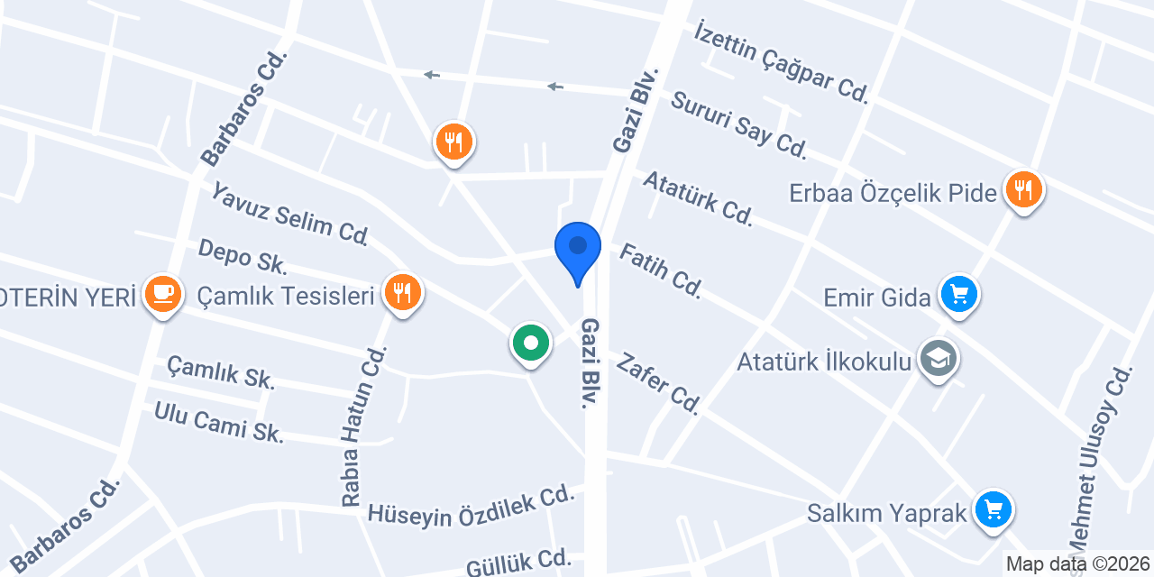 Denthol Erbaa Diş Polikliniği konumu