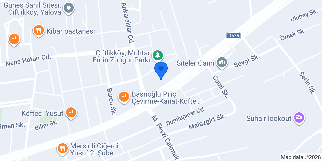 Uçbeyi Gıda konumu