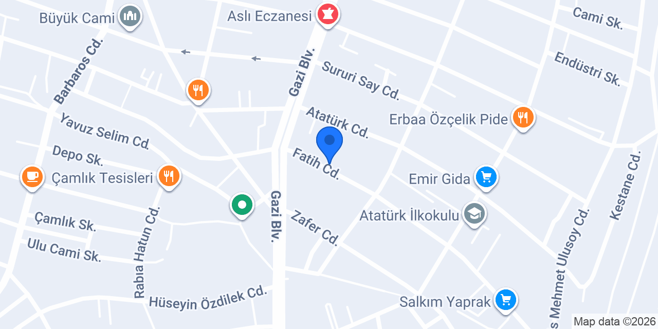 TEMİROĞLU EMLAK konumu