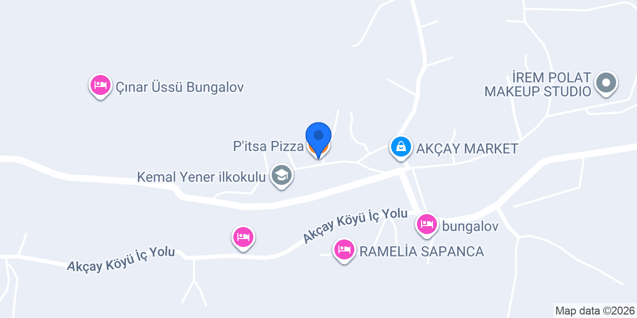 P'itsa Pizza konumu