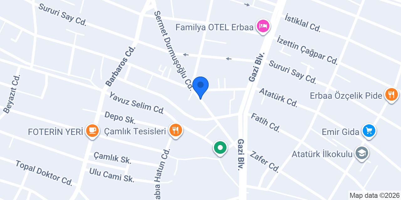 Pidecim Kafe konumu