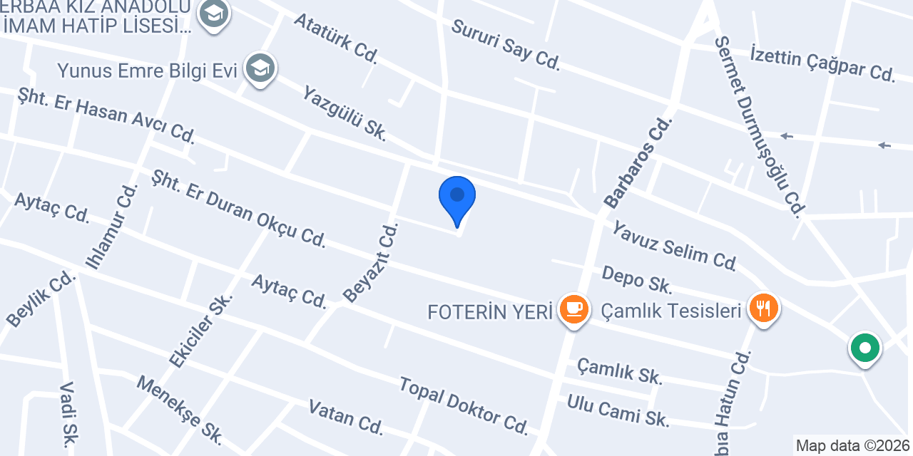 Erbaa Coşkun Elektrik konumu
