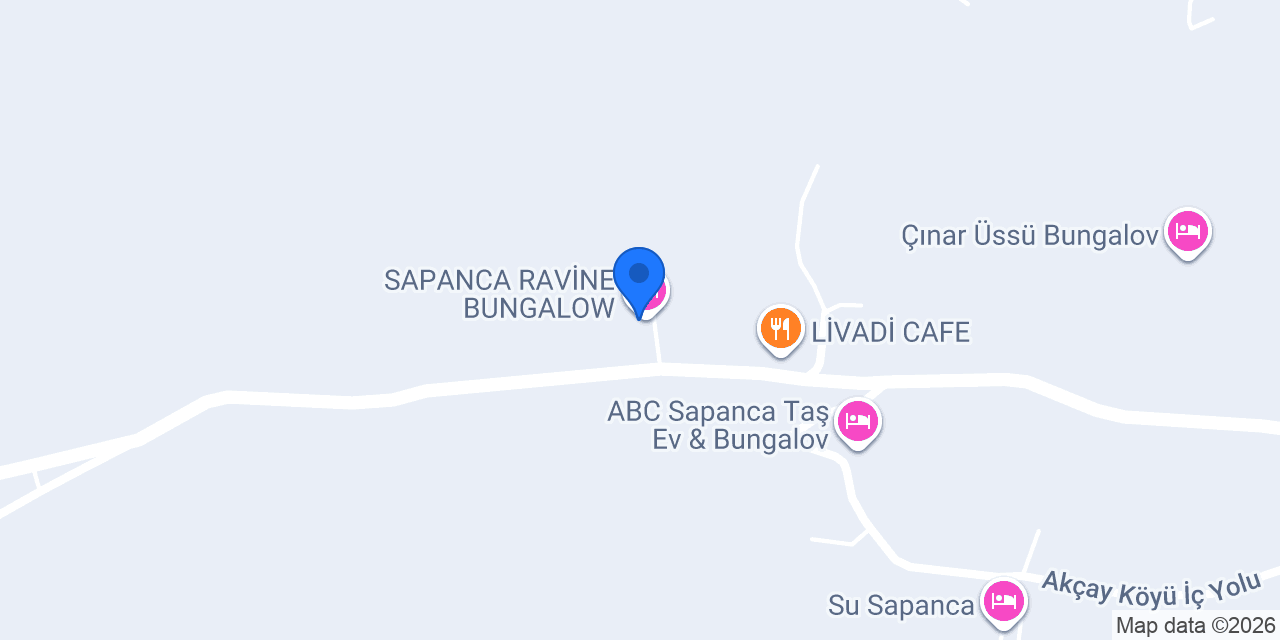 SAPANCA RAVİNE BUNGALOW konumu
