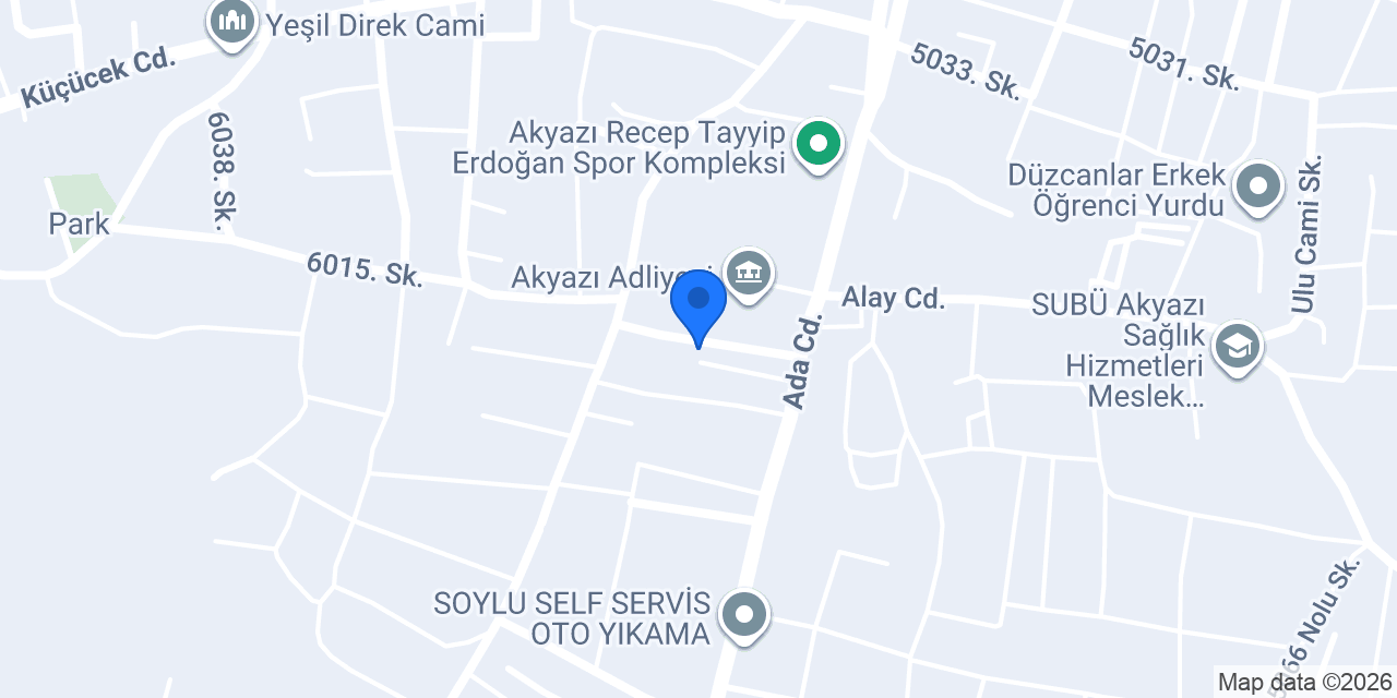 Dr. Serhat Yüce Muayenehanesi konumu