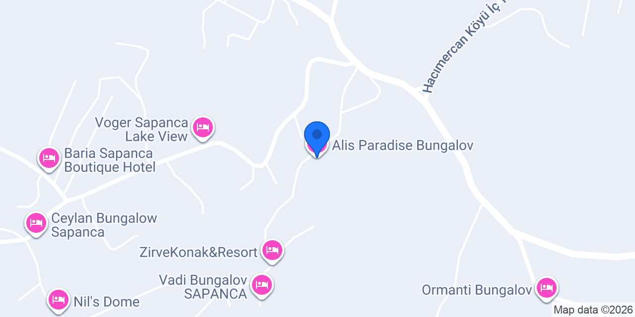 Alis Paradise Bungalov konumu