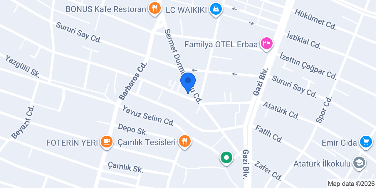 Tokat Erbaa Nesh Waffle - Burger - Coffeee konumu