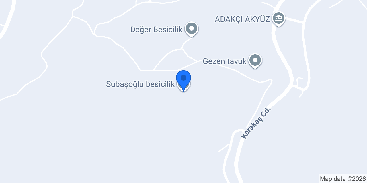 Subaşoğlu besicilik konumu