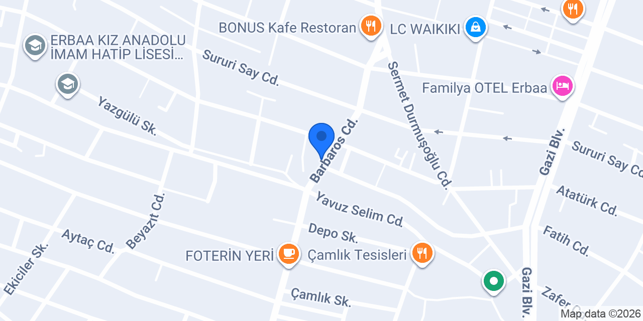Eslem Botanik_Erbaa konumu