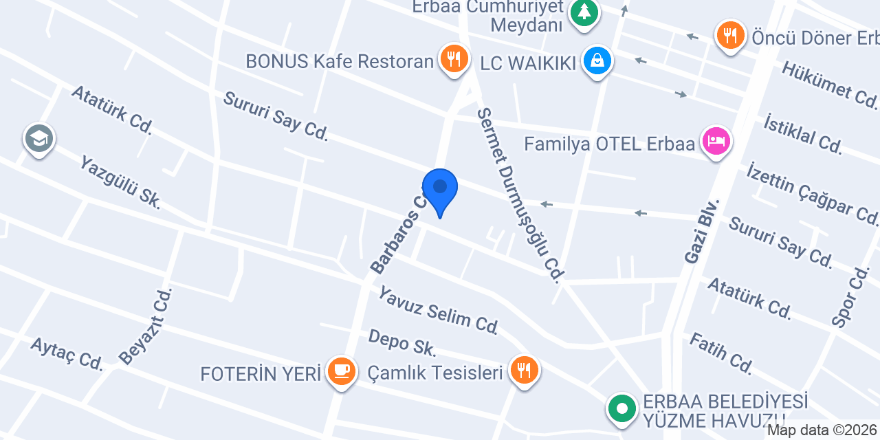 Erbaa Halk Eğitim Merkezi konumu