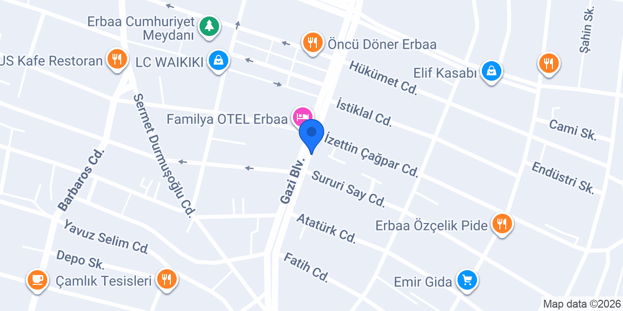 Kuaför Süha konumu