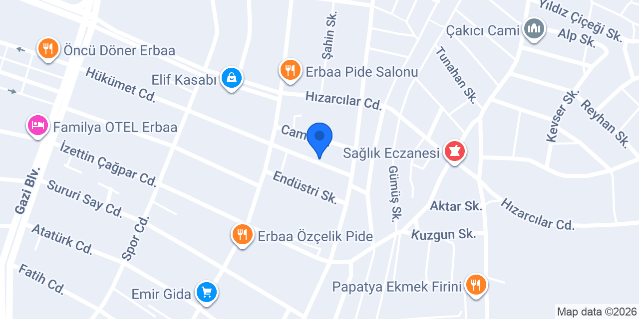 Çerez Evi konumu