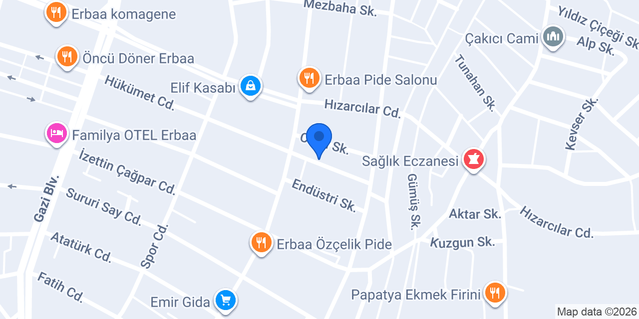 Reşadiye Seyahat konumu