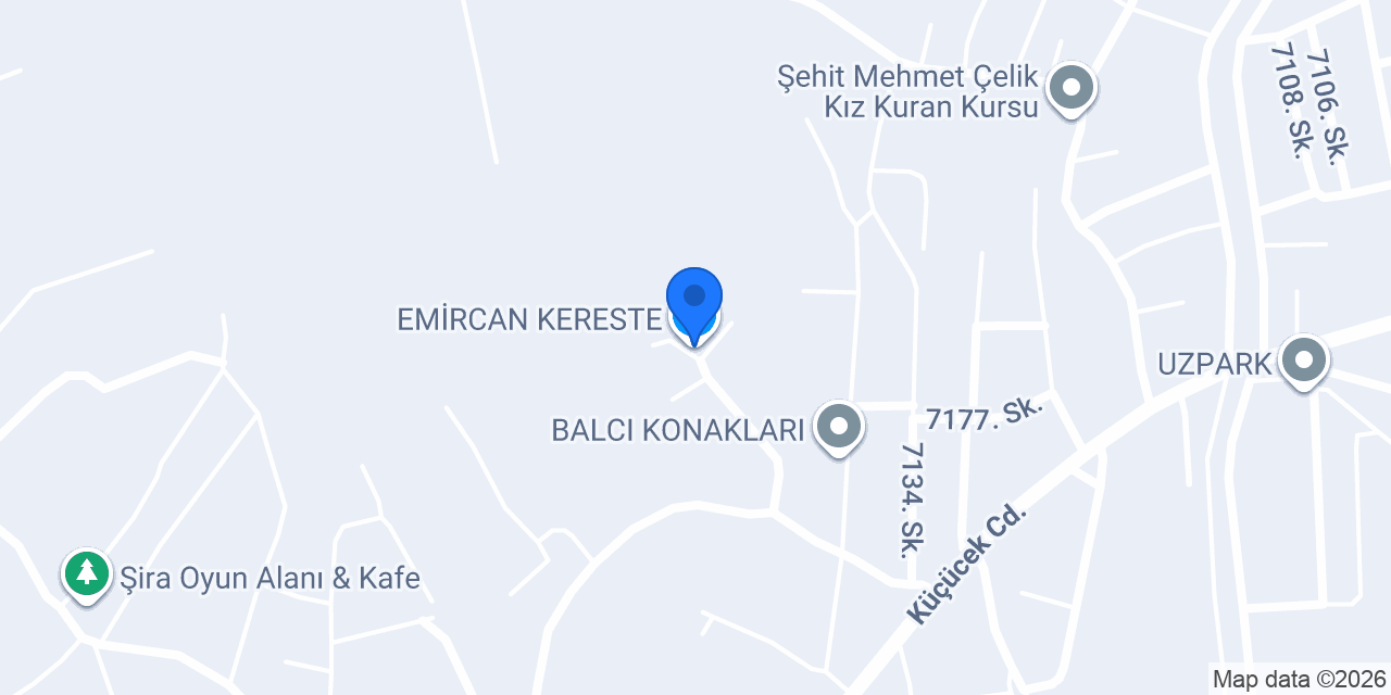 EMİRCAN KERESTE konumu