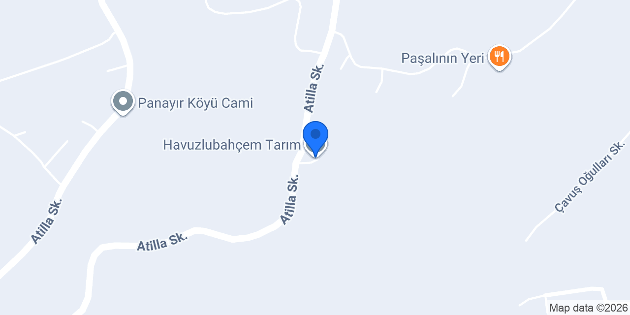 Havuzlubahçem Tarım konumu