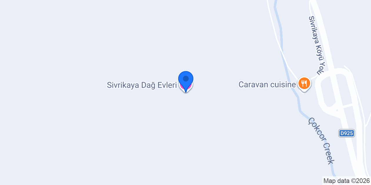 Sivrikaya Dağ Evleri konumu
