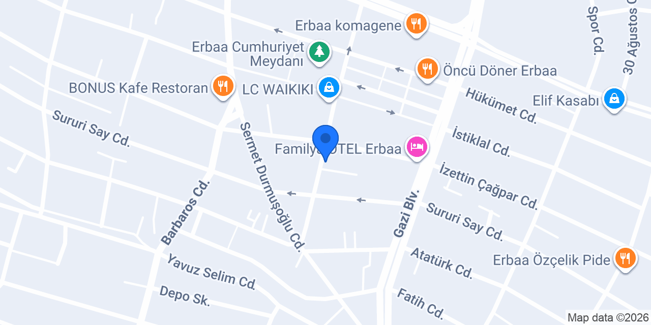 Çoğan Optik Lens konumu