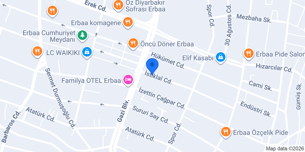 Aygaz Tüp Bayi konumu