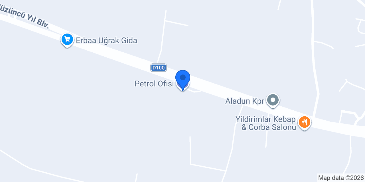 Petrol Ofisi konumu