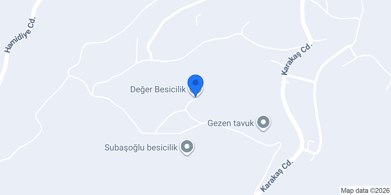 Değer Besicilik konumu