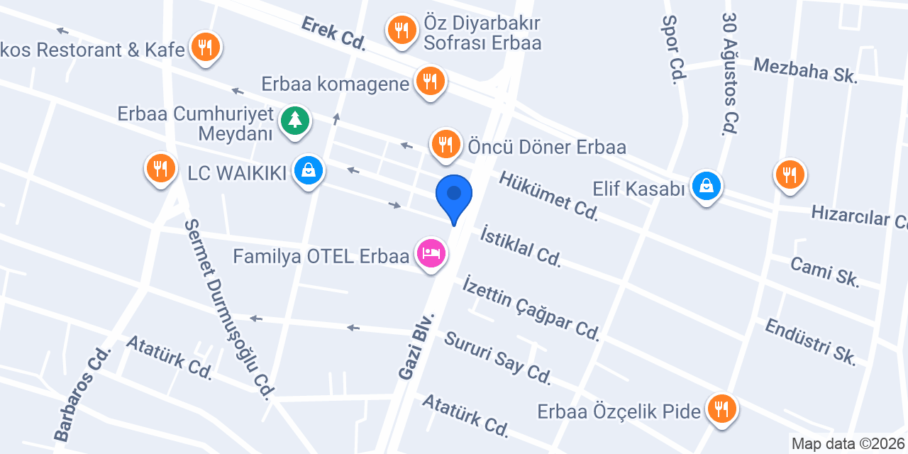 Uslu Pastanesi konumu