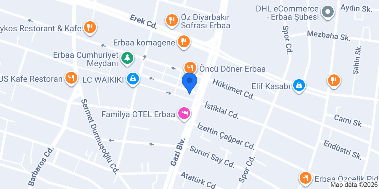 Konyar Kıraathanesi erbaa konumu