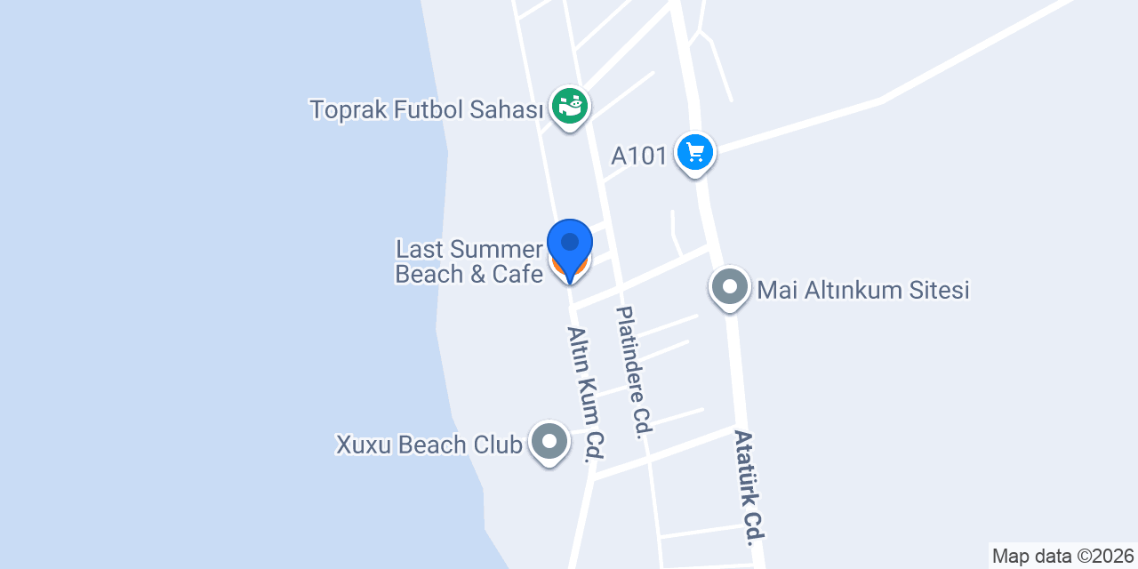 Last Summer Beach & Cafe konumu