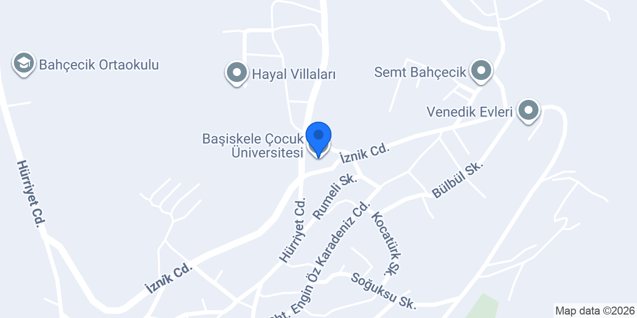 Başiskele Çocuk Üniversitesi konumu