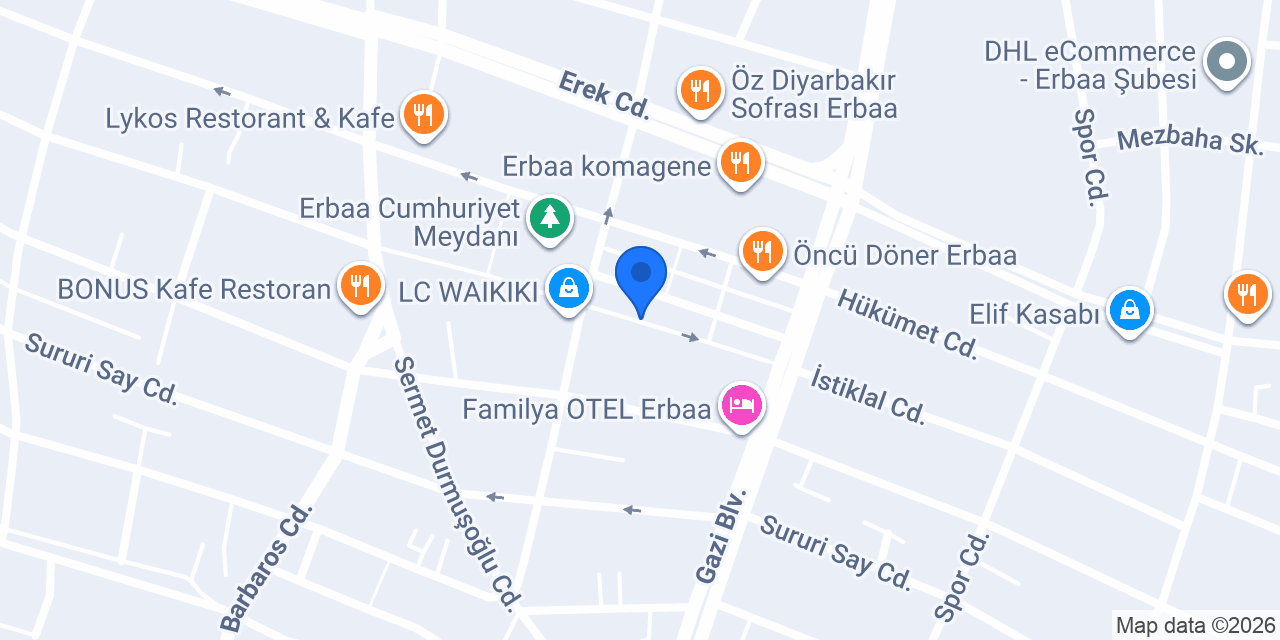 Erbaa Ünsal Sigorta konumu