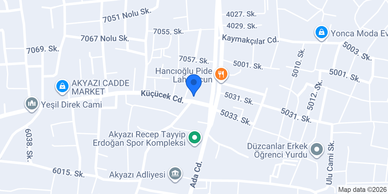 Turkuaz İnternet Cafe konumu
