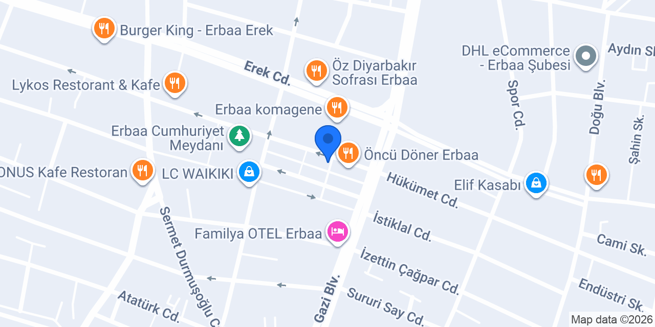 Erbaaanadoluemlak konumu