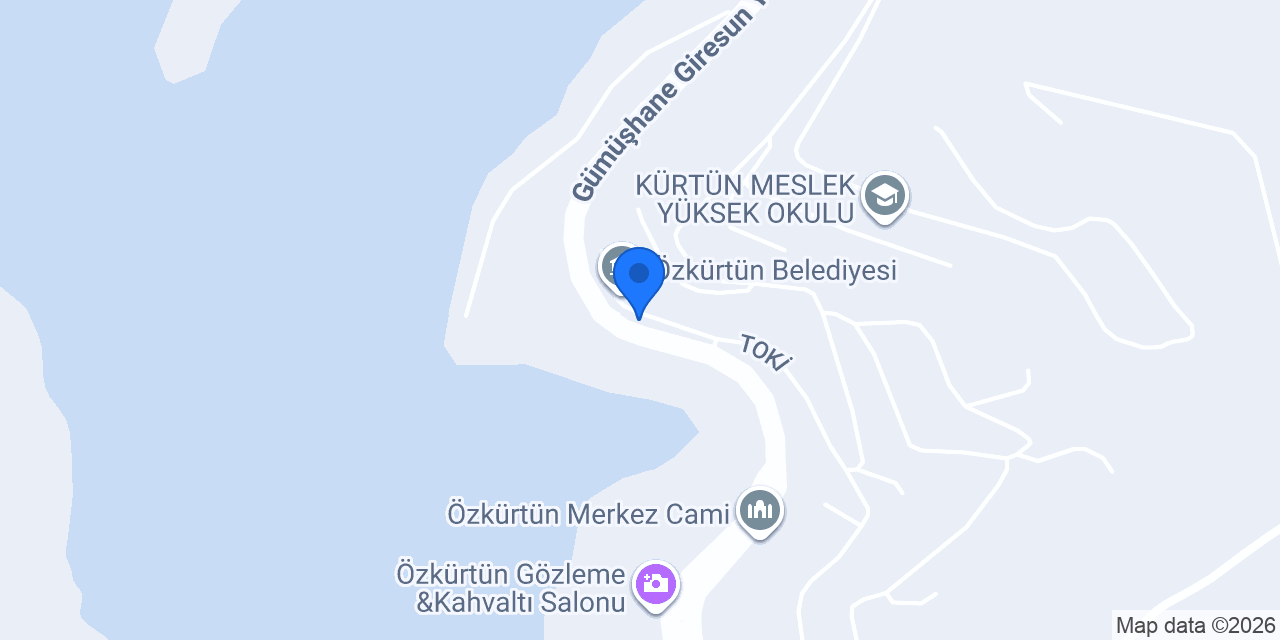 Öz Kürtün Aile Sağlık Merkezi konumu
