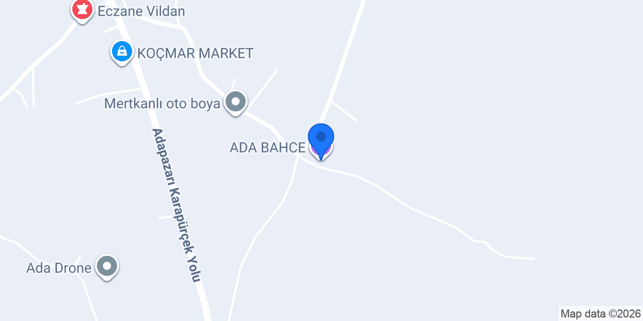 ADA BAHCE konumu