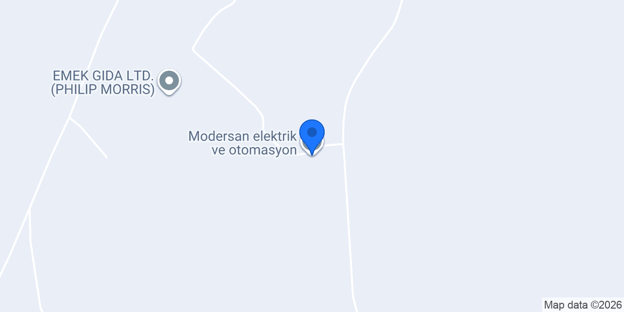 Modersan elektrik ve otomasyon konumu